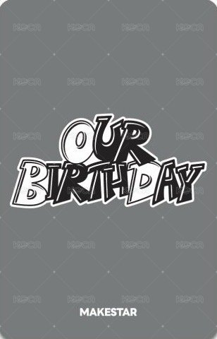 Our Birthday ms 2.0 簽售卡 小分隊 背面
