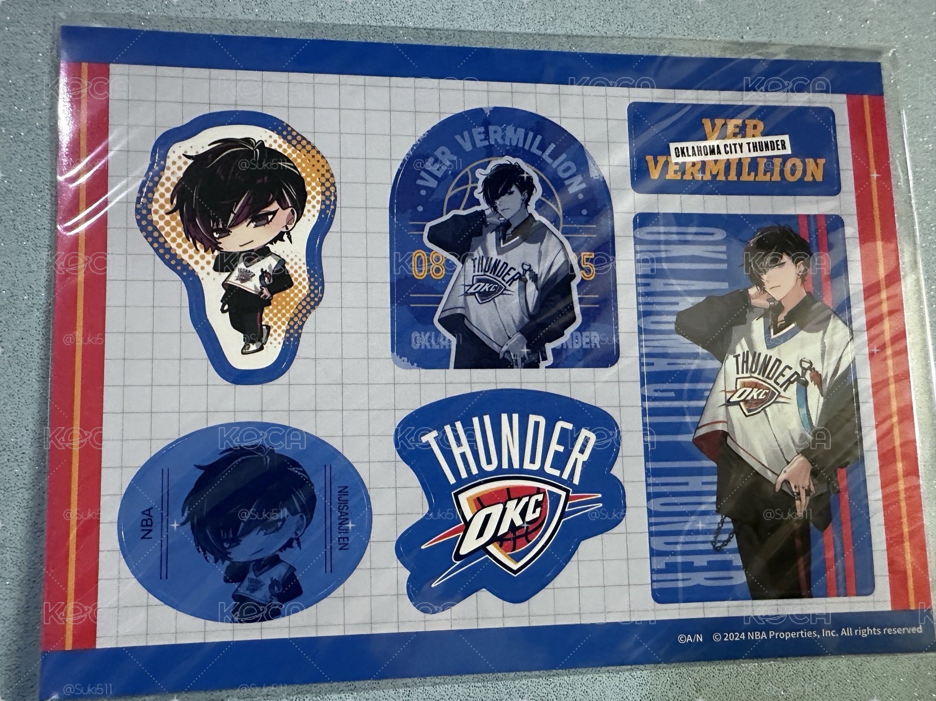 聯名NBA應援貼紙 Ver