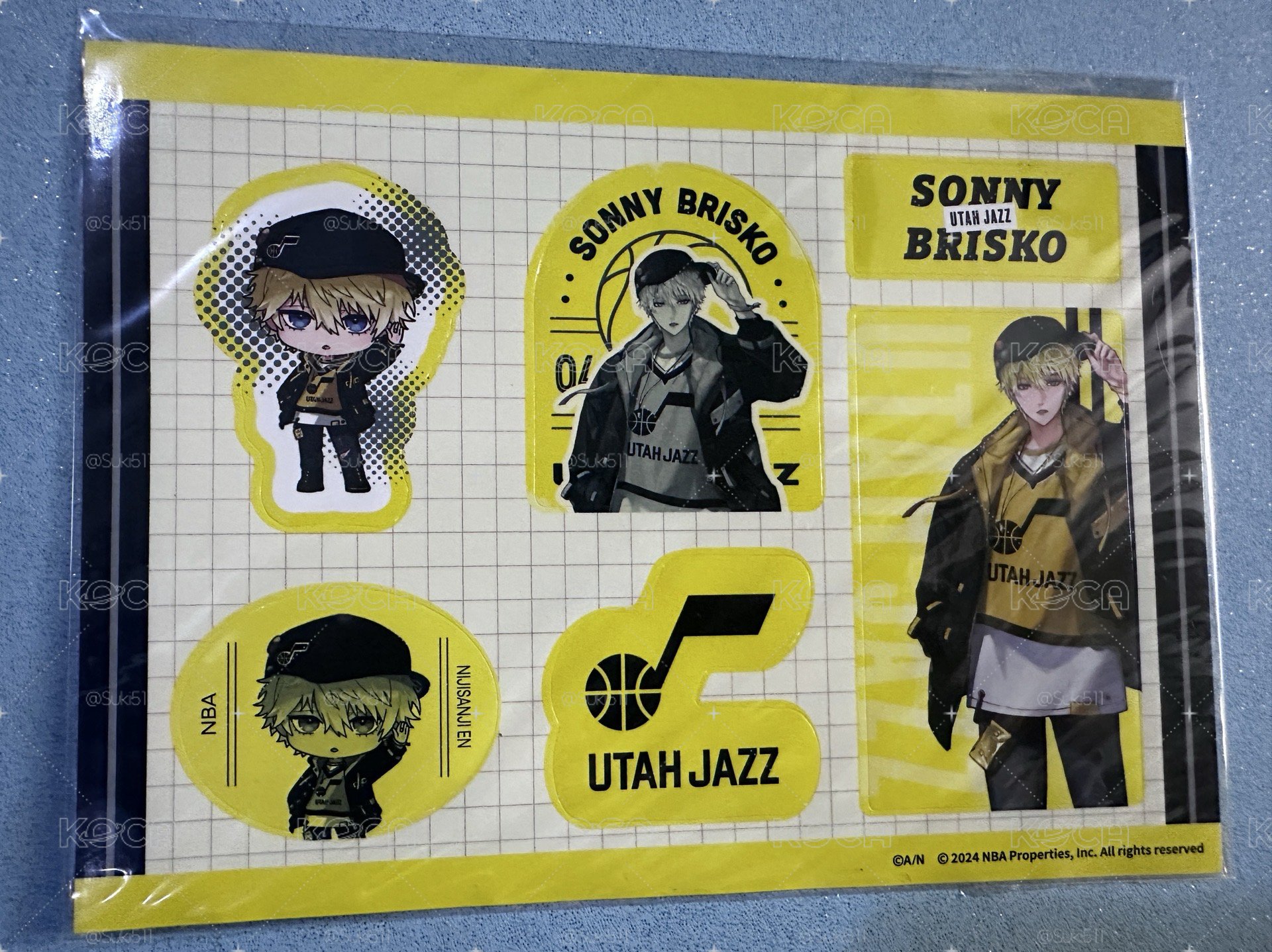 聯名NBA應援貼紙 Sonny