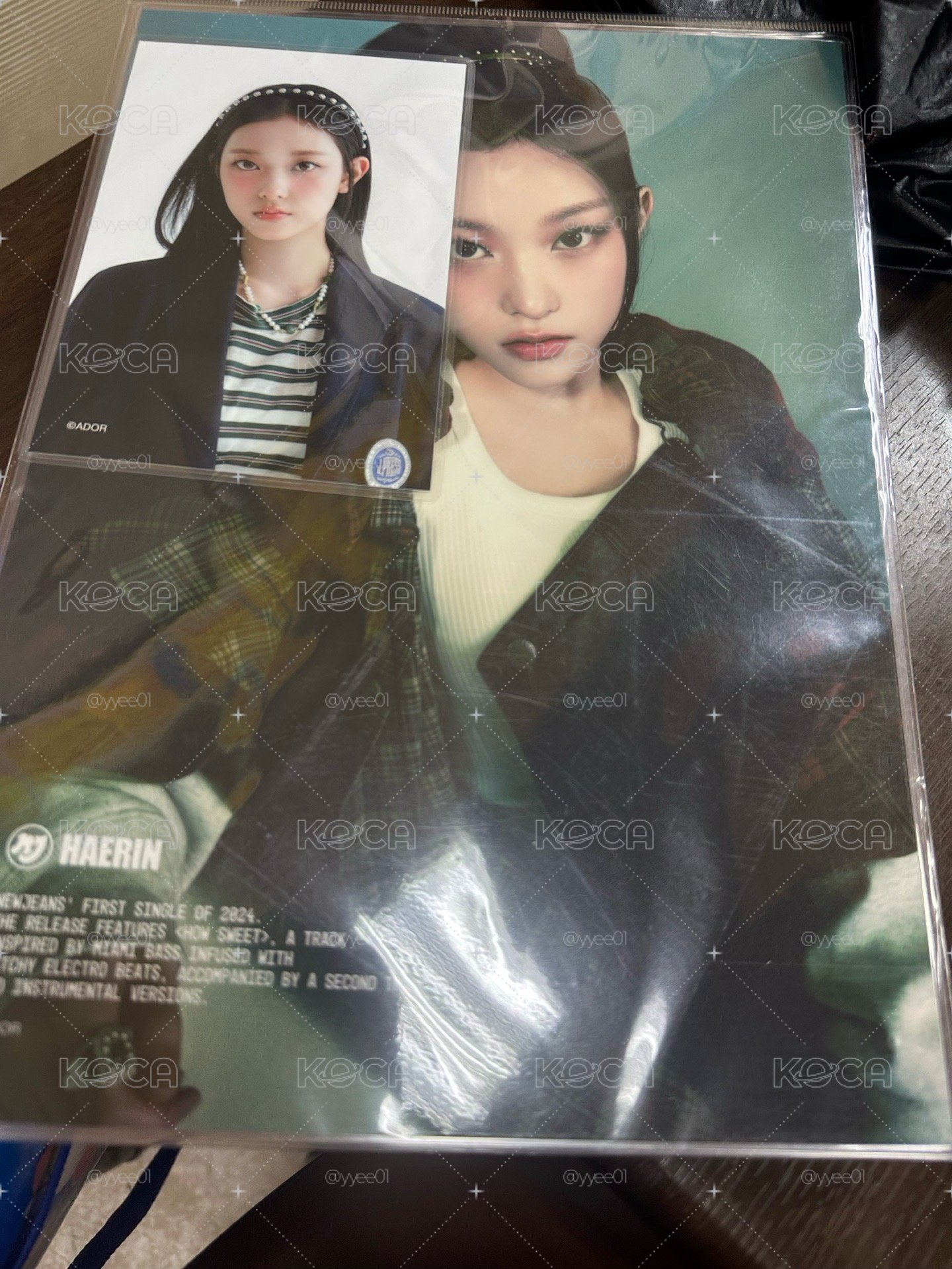 NewJeans haerin絕版雜誌+資料夾