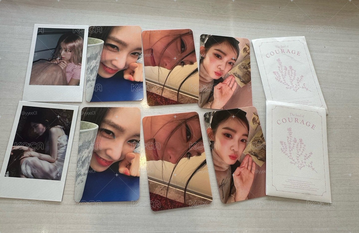 Irene solo like a flower專輯卡