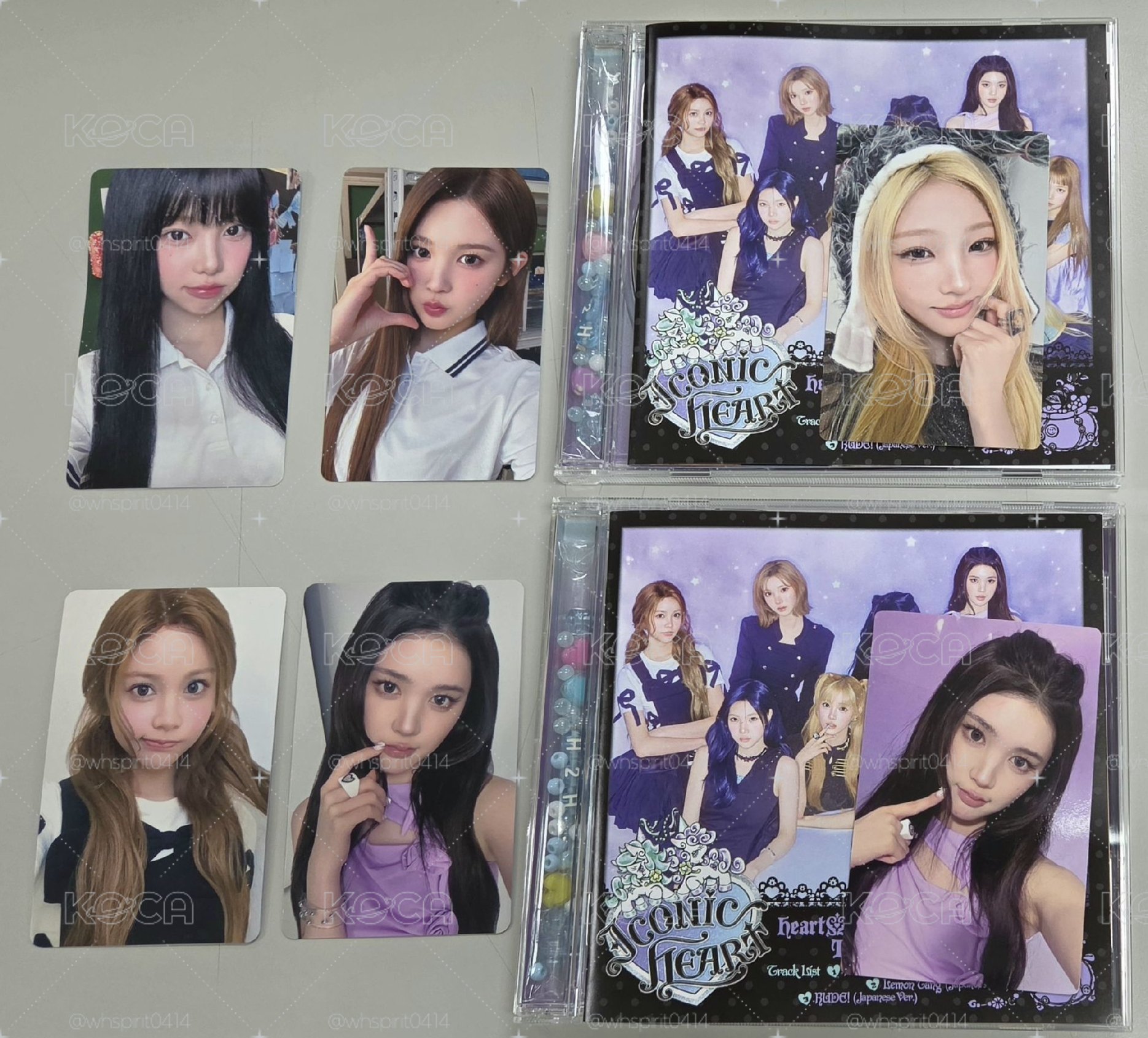 Hearts2Hearts ICONIC HEART 初回限定D盤 環球特典小卡