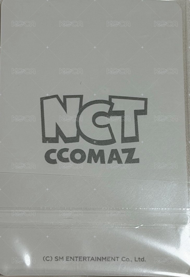 NCT CCOMAZ  隨機卡 Blue ver 背面