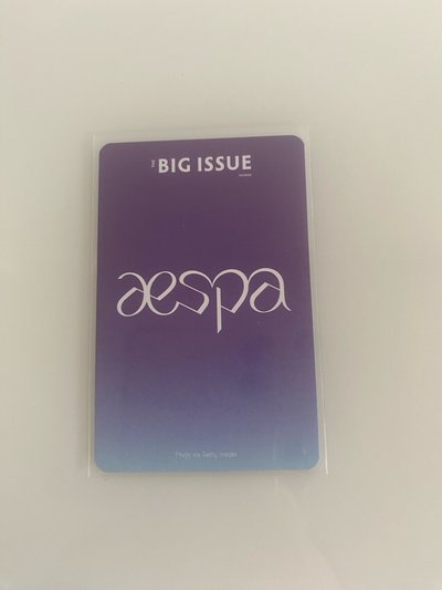 aespa 寧寧 (Ningning) The Big Issue 大誌雜誌台灣版小卡