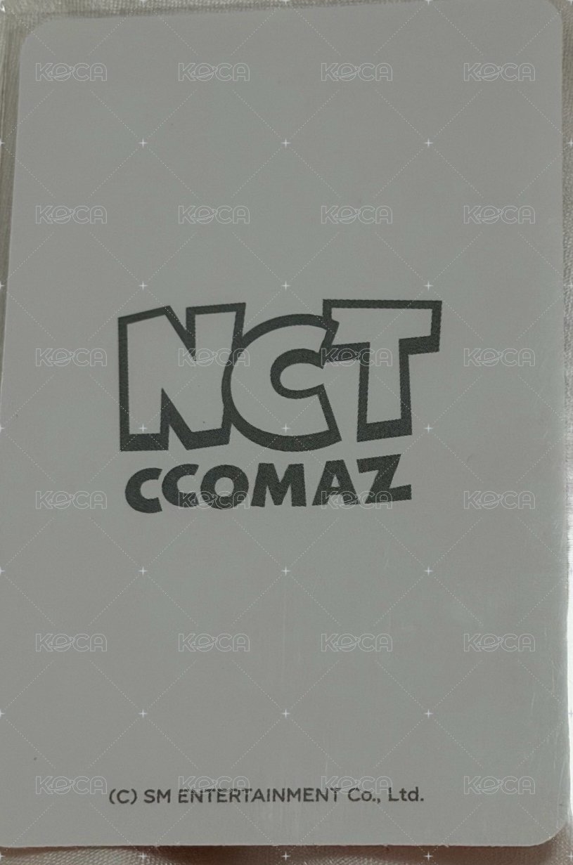 NCT CCOMAZ  隨機卡 橘版 背面