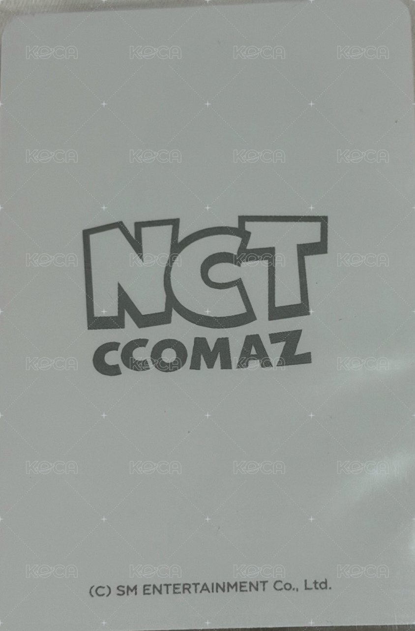 NCT CCOMAZ  隨機卡 Orange Ver 背面