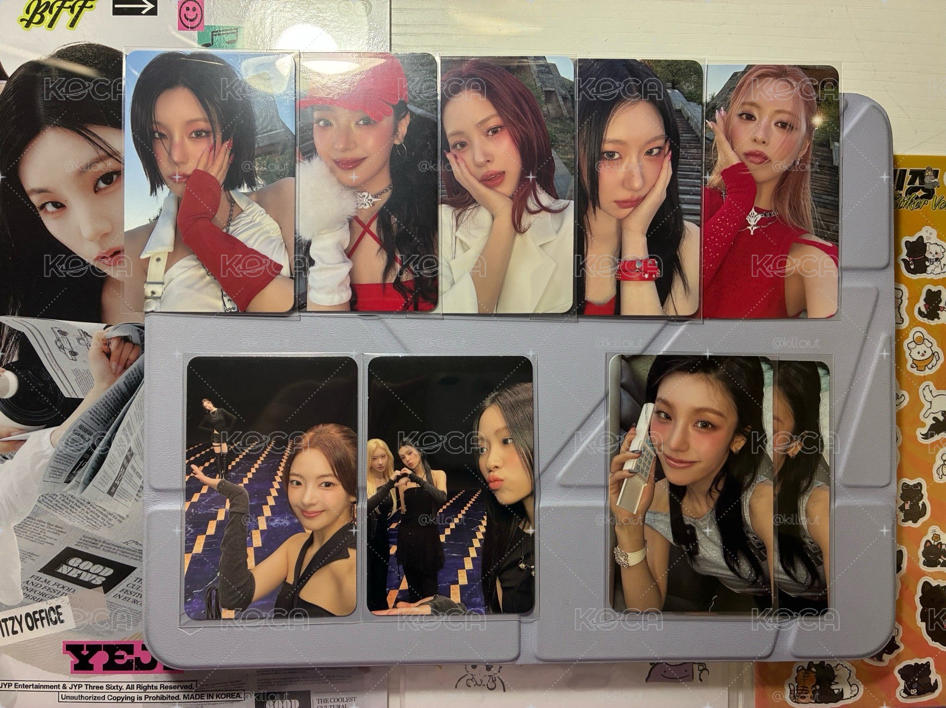 ITZY 迷九 迷十專卡 志粒留領娜 GWBG IMF