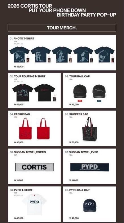 CORTIS 日本快閃店代購