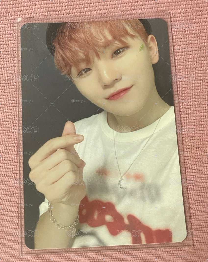 Woozi 落花 專輯卡 A盤