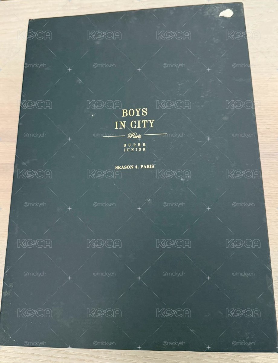 Super Junior 7週年寫真書Boys in City Season 4_Paris
