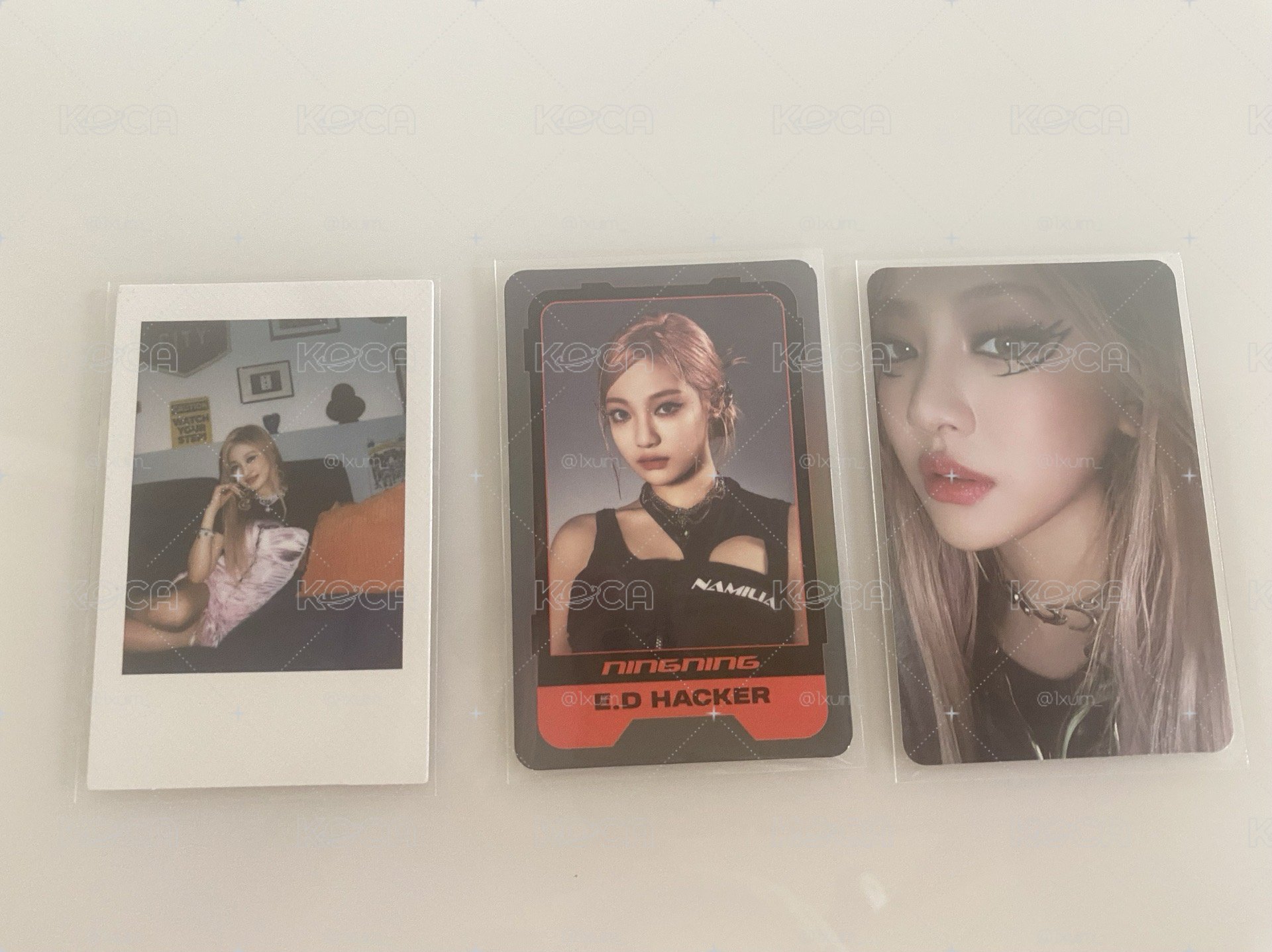 aespa Girls 寧寧 Ningning 3張小卡組（拍立得有損/角色卡/專輯卡/不拆售）⁠
