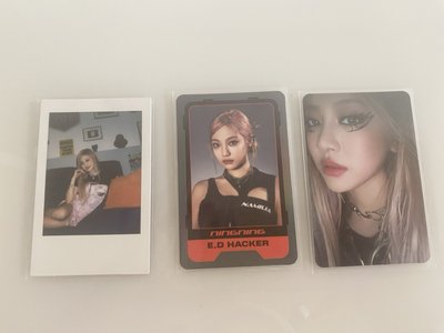 aespa Girls 寧寧 Ningning 3張小卡組（拍立得有損/角色卡/專輯卡/不拆售）⁠