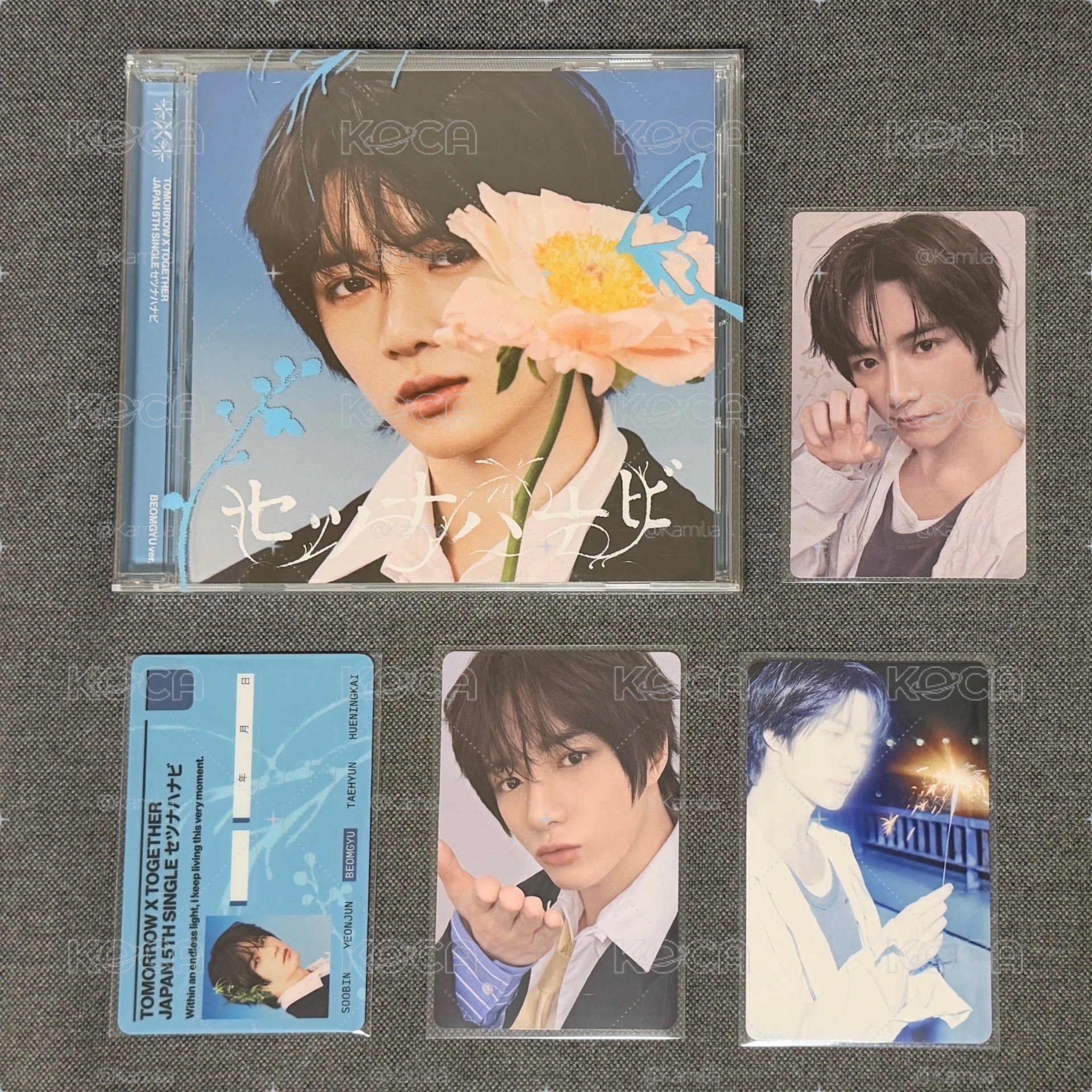TXT セツナハナビ 圭單封+日咖特典夜光卡