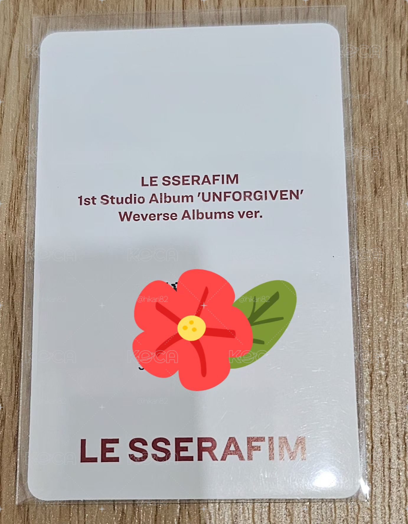 LE SSERAFIM UNFORGIVEN KIM CHAEWON 