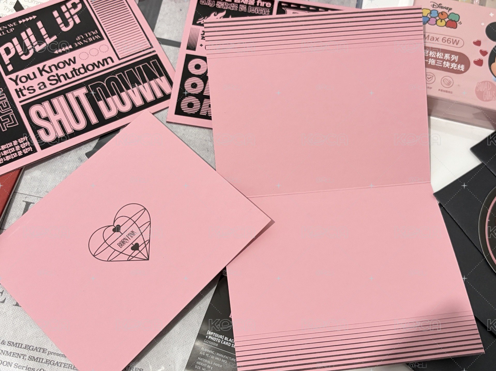 BLACKPINK 明信片