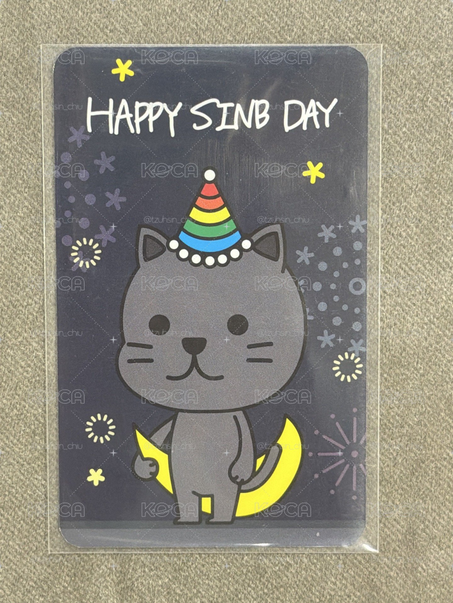 生日周邊卡 飛