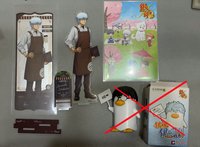 銀時咖啡廳立牌+入場卡
