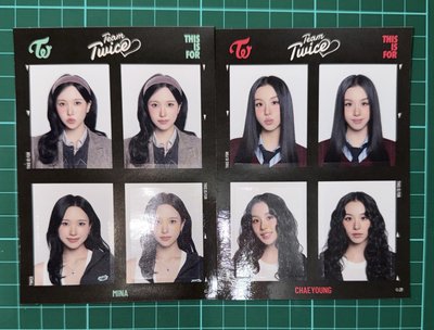 TWICE六巡 新國立 貼紙 證件照貼紙娜定桃效南彩
