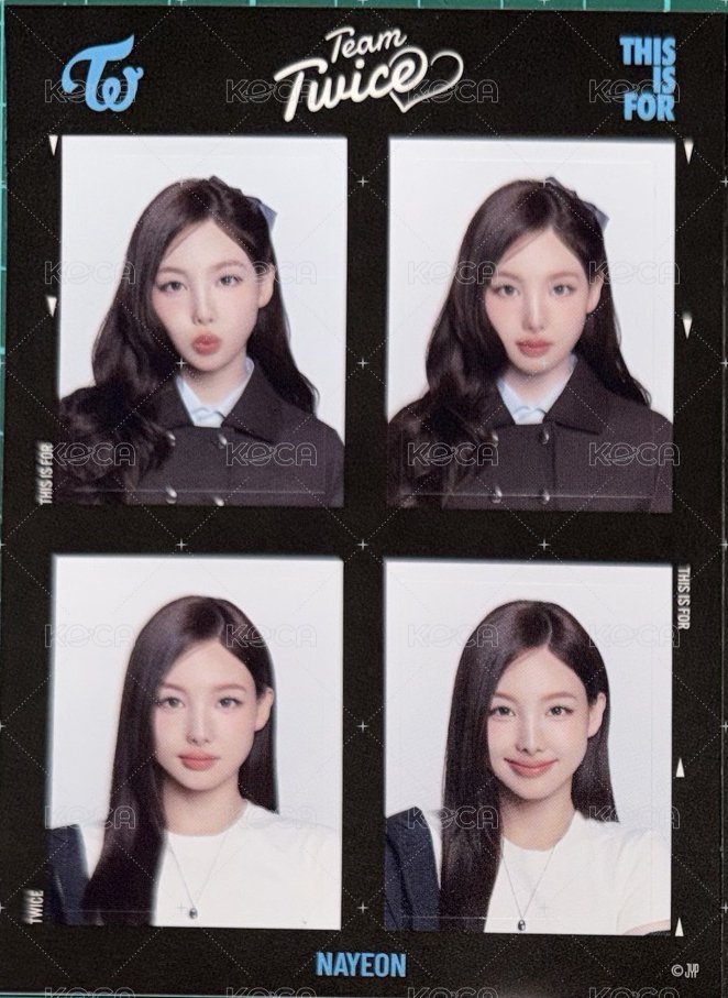 娜璉證件照貼紙