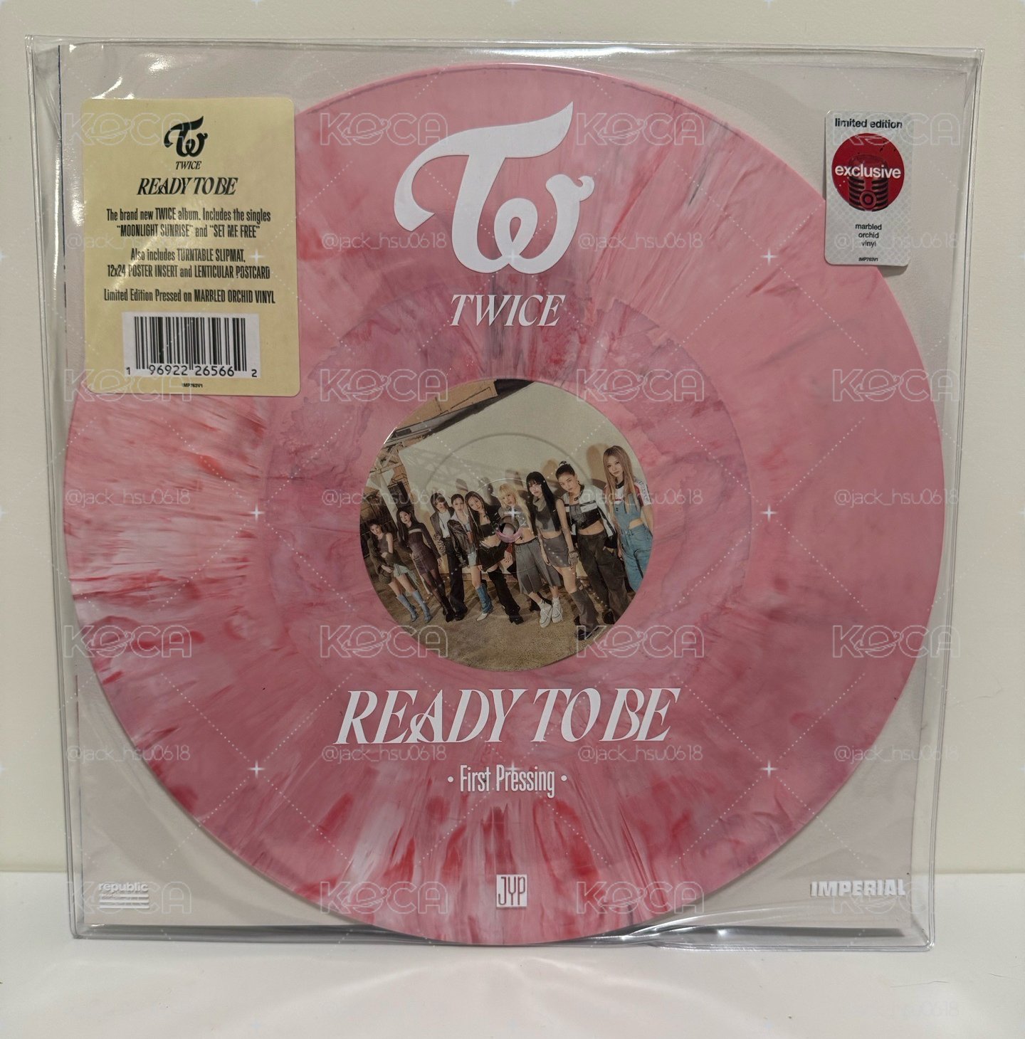 TWICE - READY TO BE 大理石膠