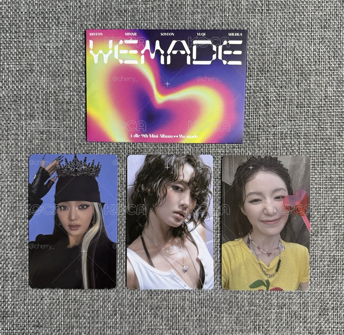 idle We made POCA 妮刷專輯卡 