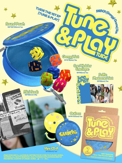 TUIDE The 1st EP [TUNE & PLAY] Merch (Gonggi Game) ver.