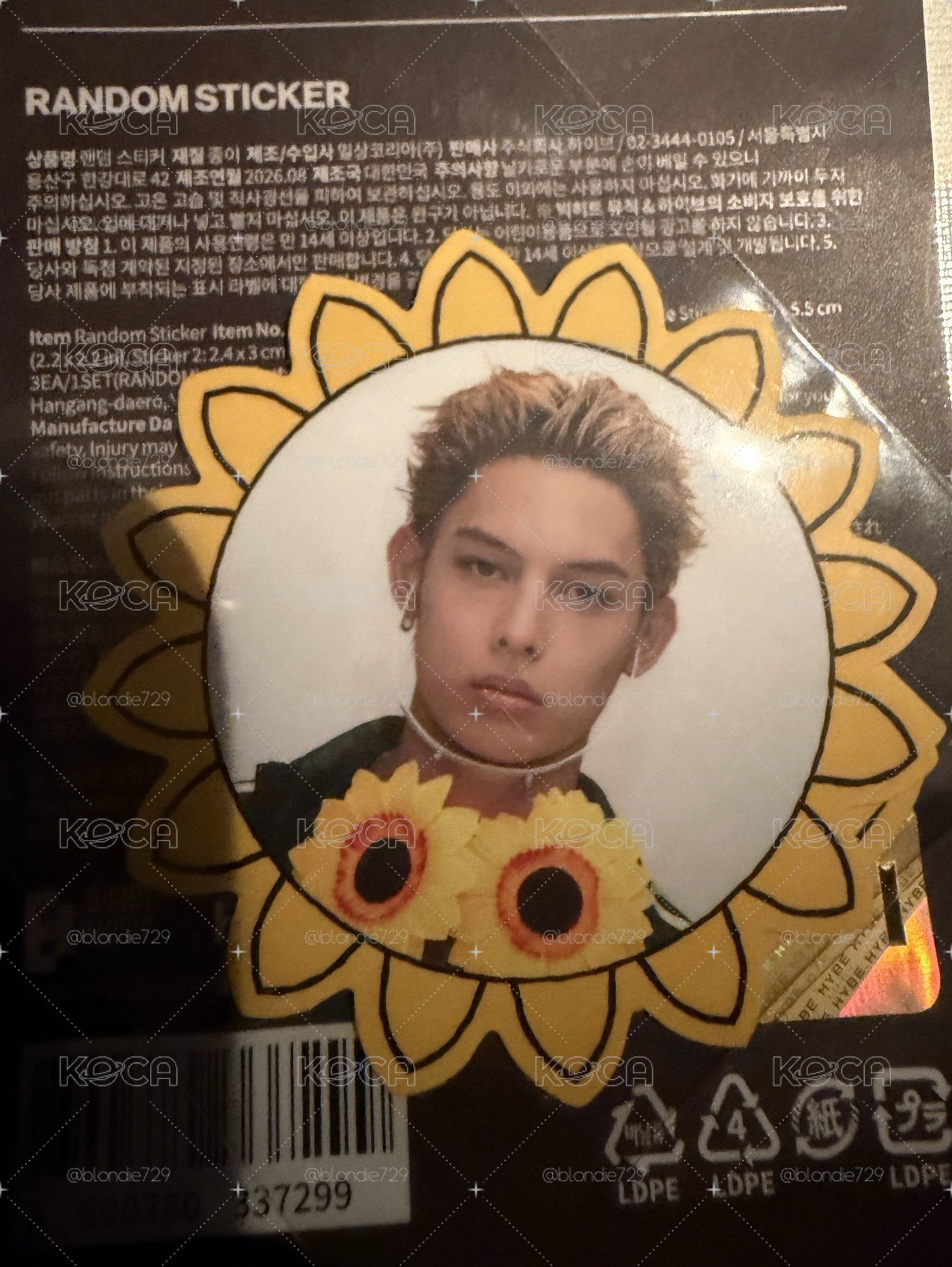現貨 26’巡迴 生日場 貼紙 已拆 JAMES