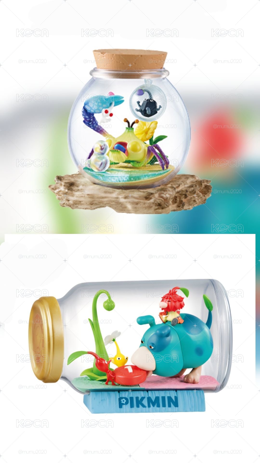 《拆盒未拆袋》皮克敏 景觀 盒玩 公仔 盲盒 確認款 第二彈 3號 6號 狗狗 莫斯 MOSS 螃蟹