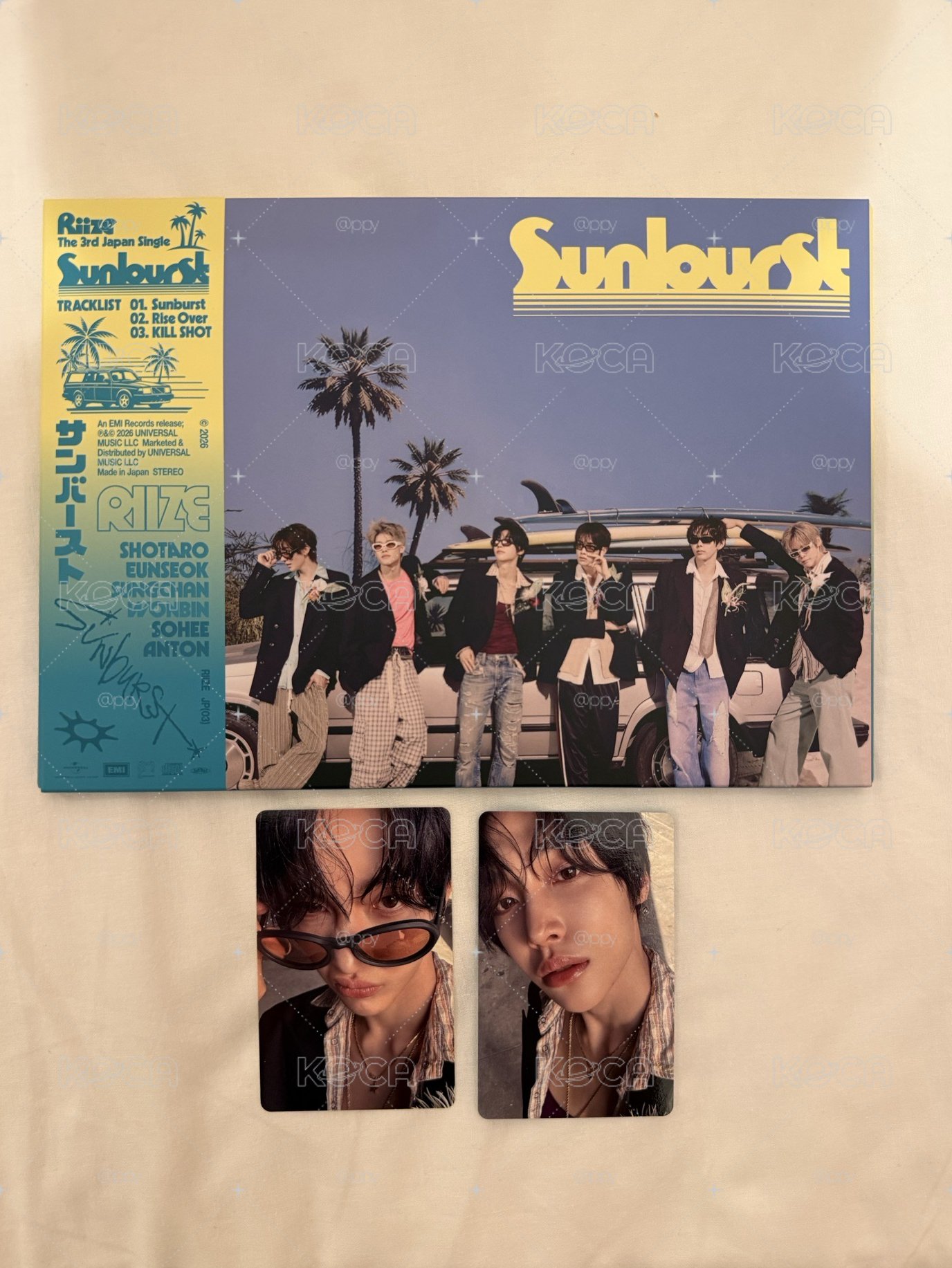 🪑Sunburst 初回B盤 元彬全專