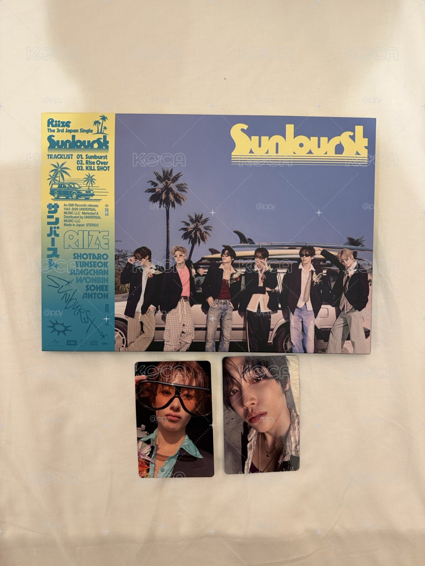 🪑Sunburst 初回B盤 彬安全專