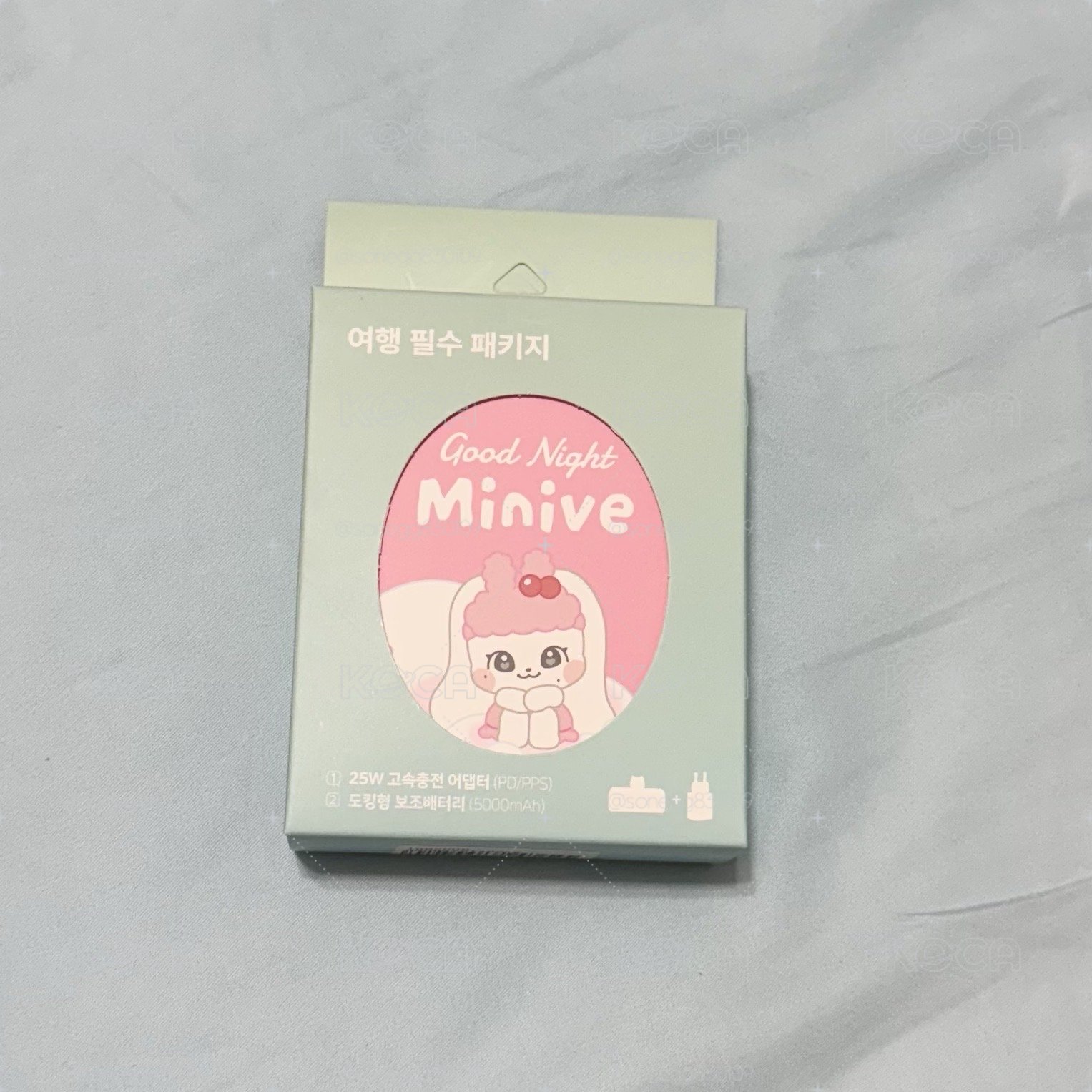 MINIVE × MintRaon 行動電源 + 行李吊牌套組