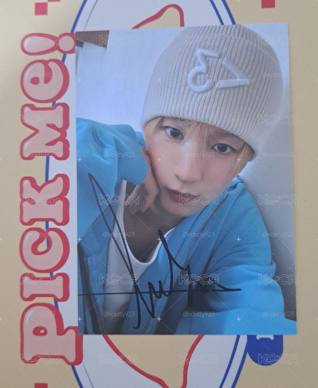 idntt id11 Kyuhyuk 首爾場幸運卡 親簽