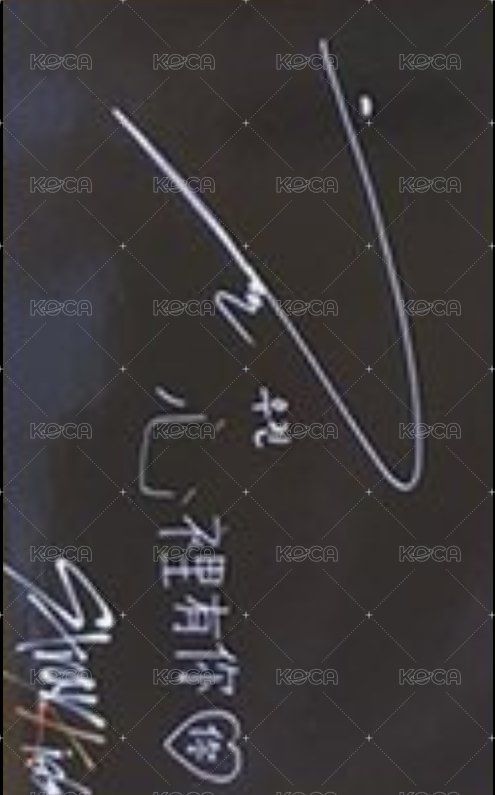 Yellow wood Special edition.ver 專輯卡  背面