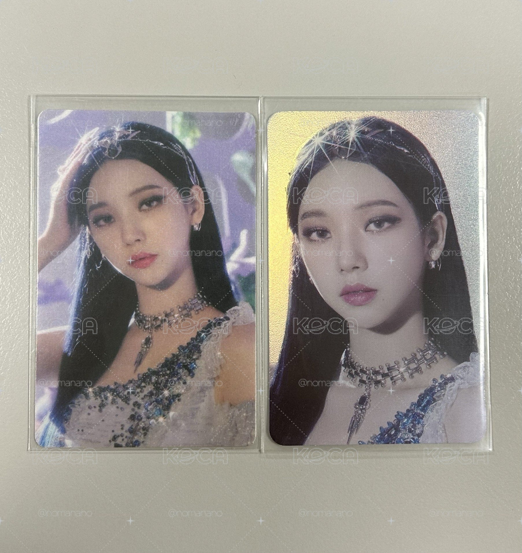 Karina💙Dreams come true 煙燻柚 貼紙+閃卡