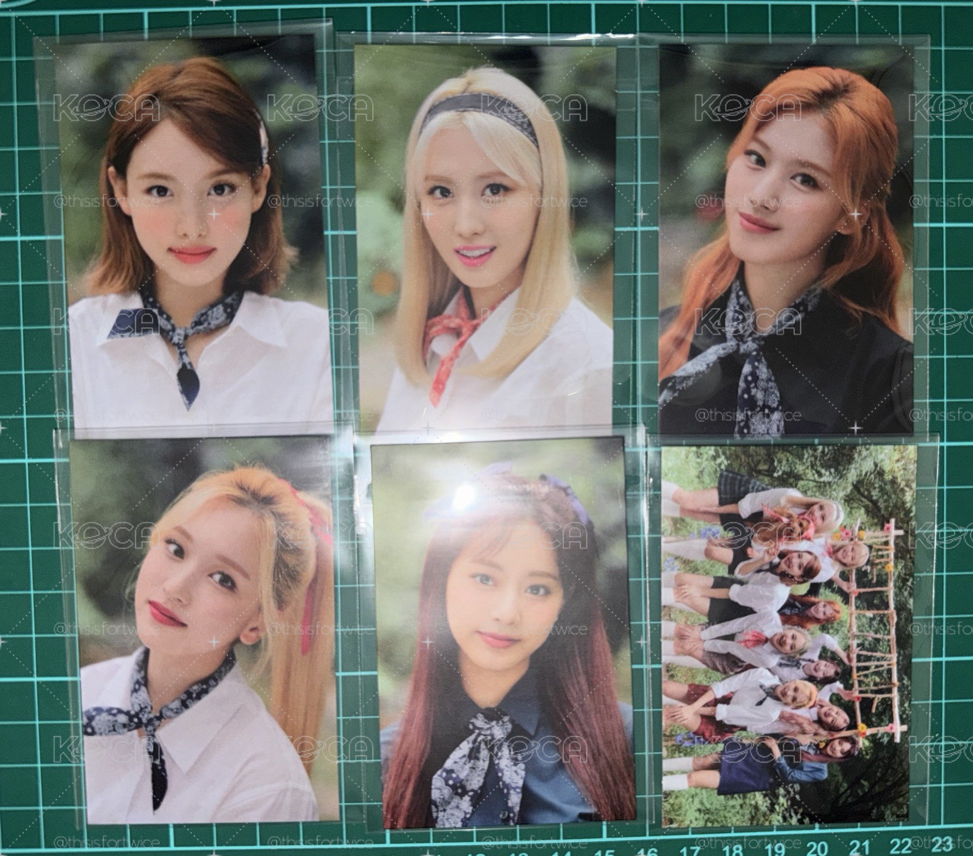 TWICE五週年手燈 周邊卡 