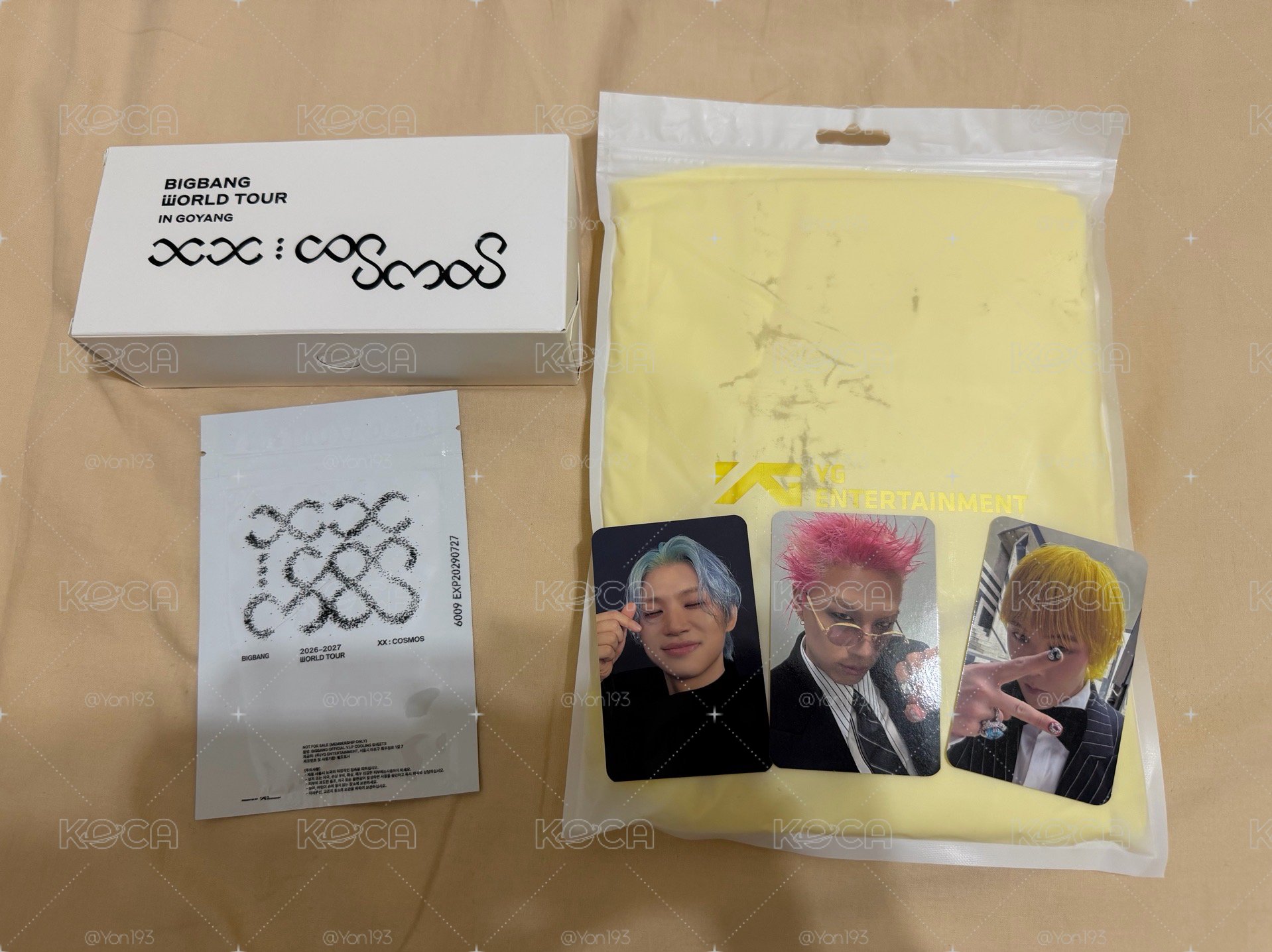 BIGBANG高陽場會員禮（不含糊掉memo紙）