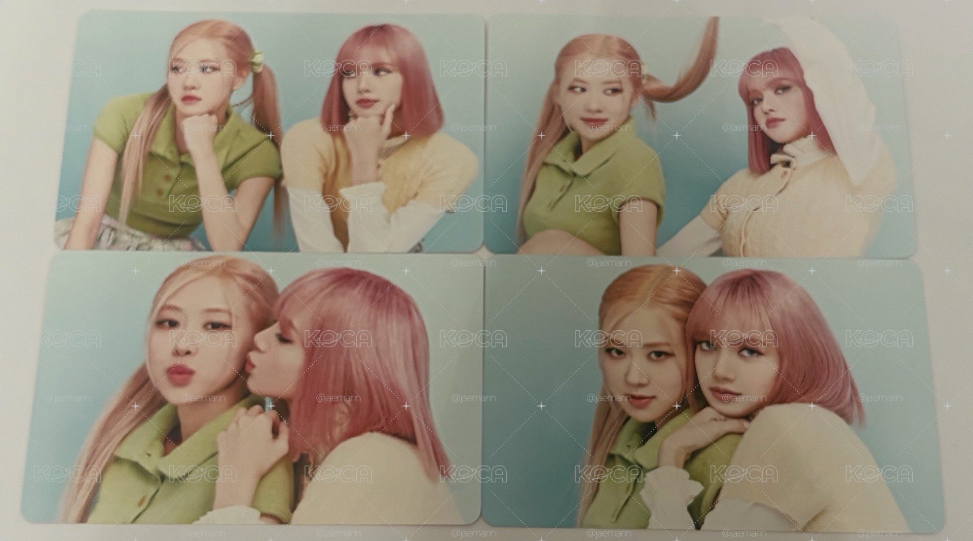 BLACKPINK分隊年曆卡
