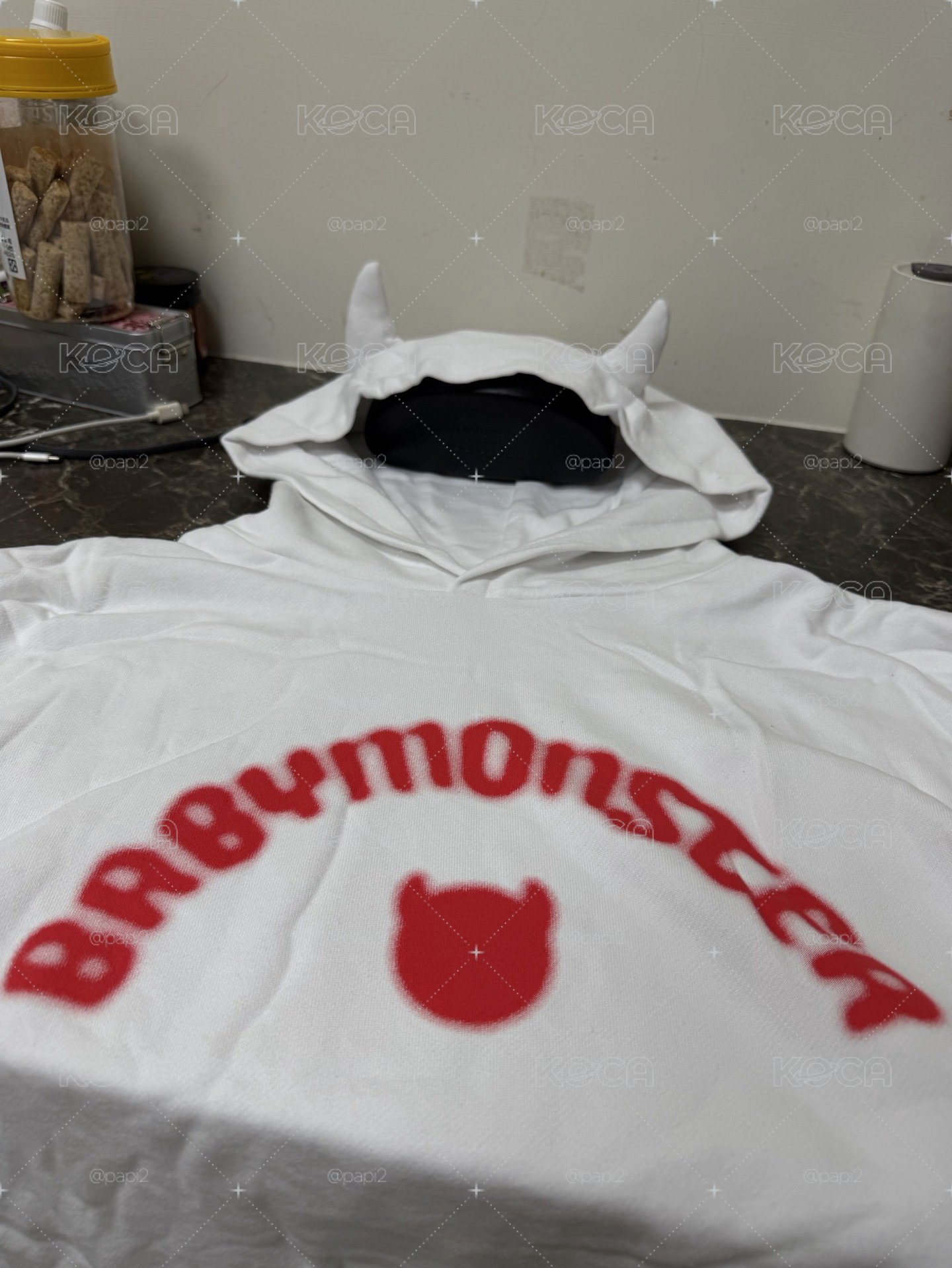 25世巡 日本場周 黑白帽T（L/XL)