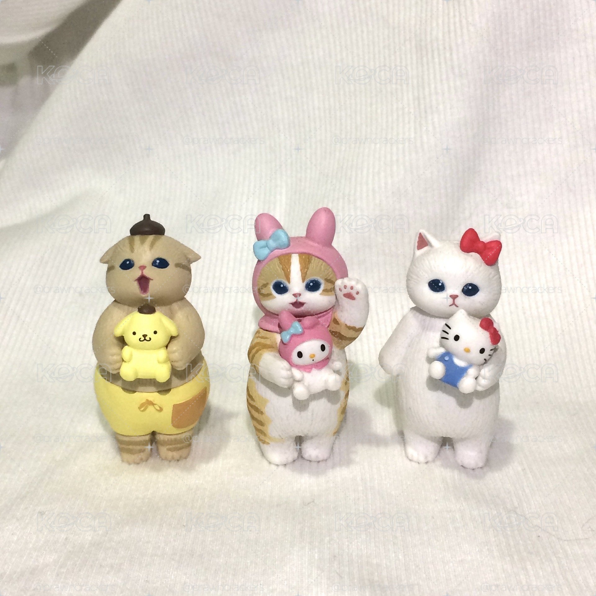 三麗鷗 鯊魚貓 扭蛋 mofusand x Sanrio 