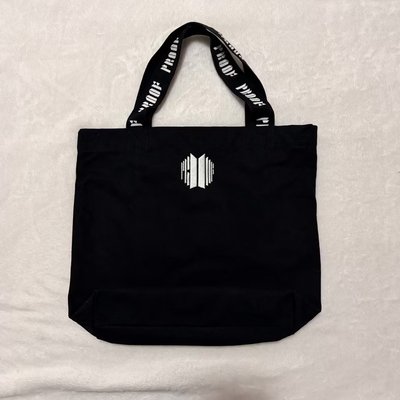售防彈 BTS 🖤2022 proof 展覽 刺繡帆布袋 9新