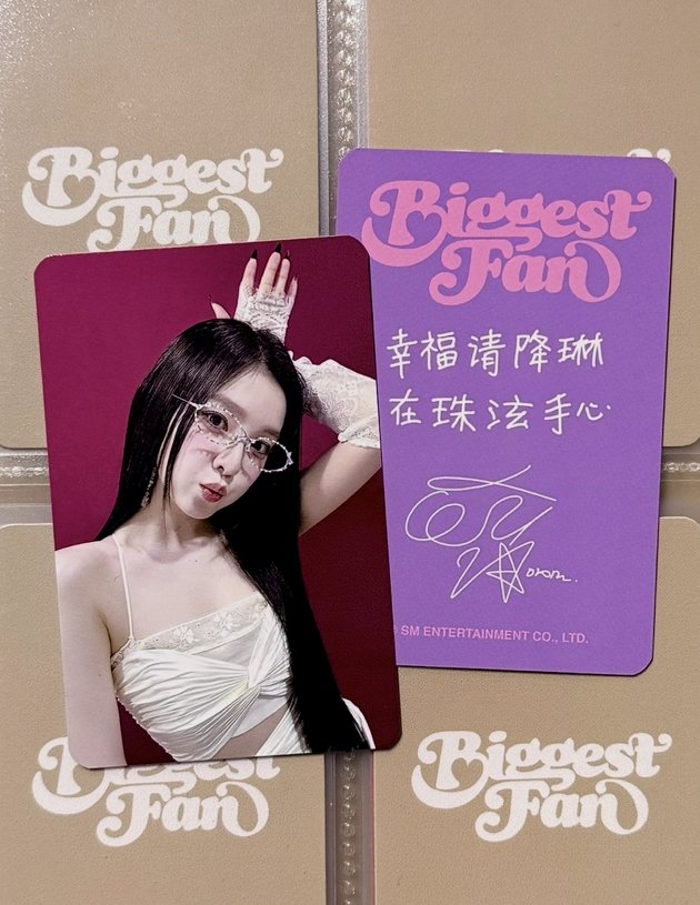 IRENE 熊寶北京簽售卡 中文卡背
