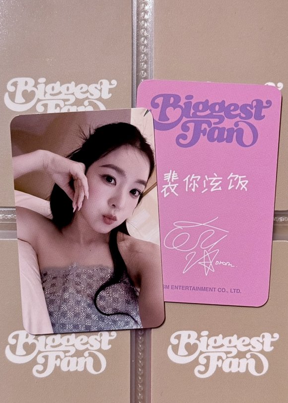 IRENE 熊寶北京簽售卡 中文卡背
