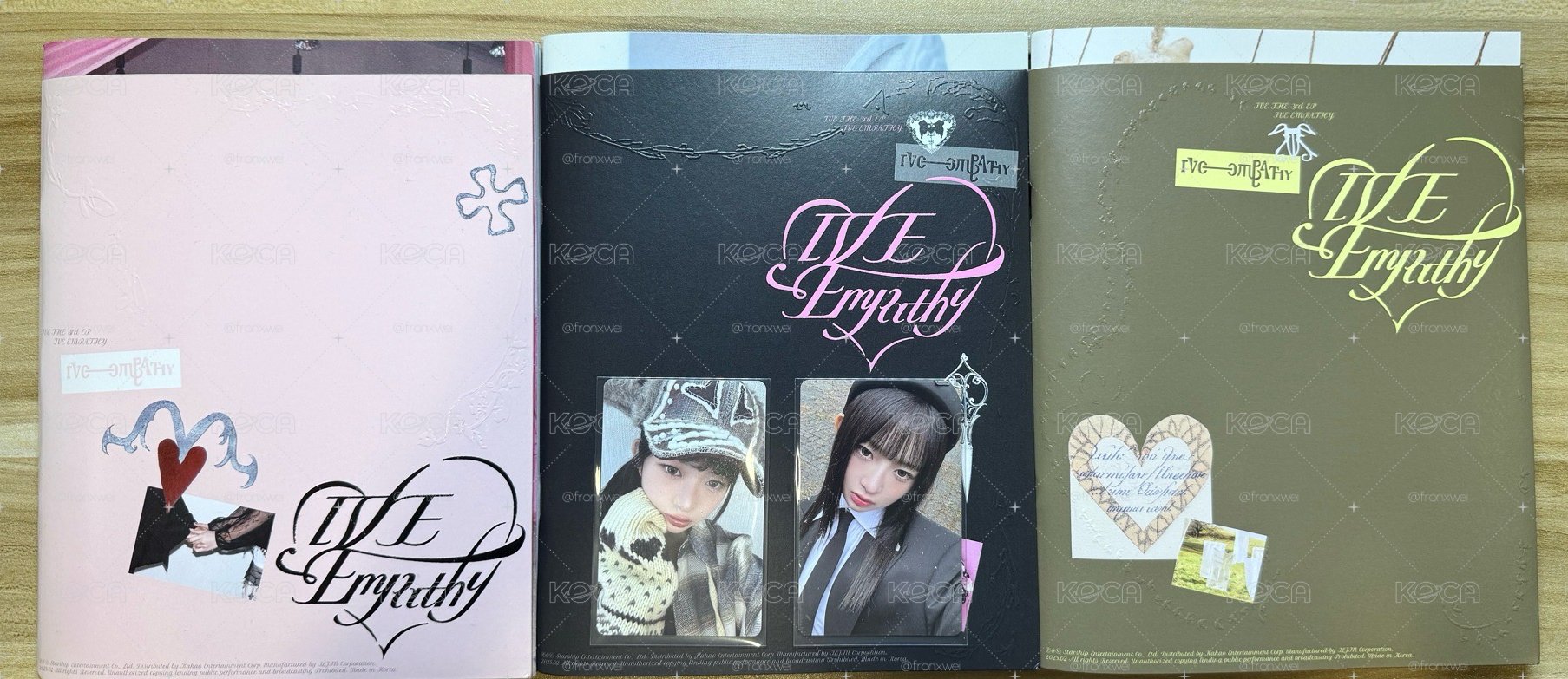 IVE EMPATHY You&Me&us ver. 空專+2張怜專卡