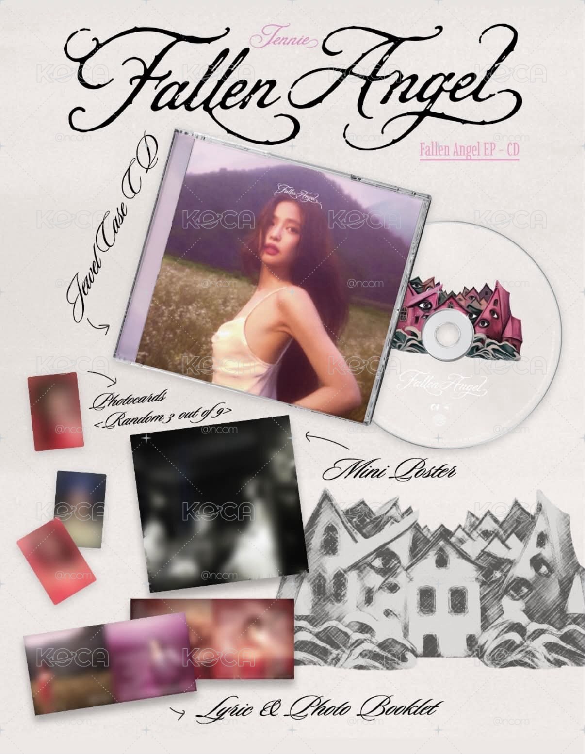 JENNIE - Fallen Angel (k4/WM/EL特典）