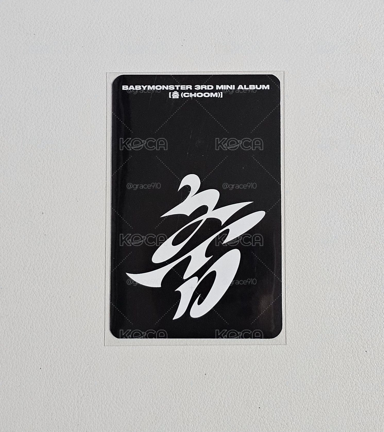 CHOOM mp線上簽售卡 塔（有微損）