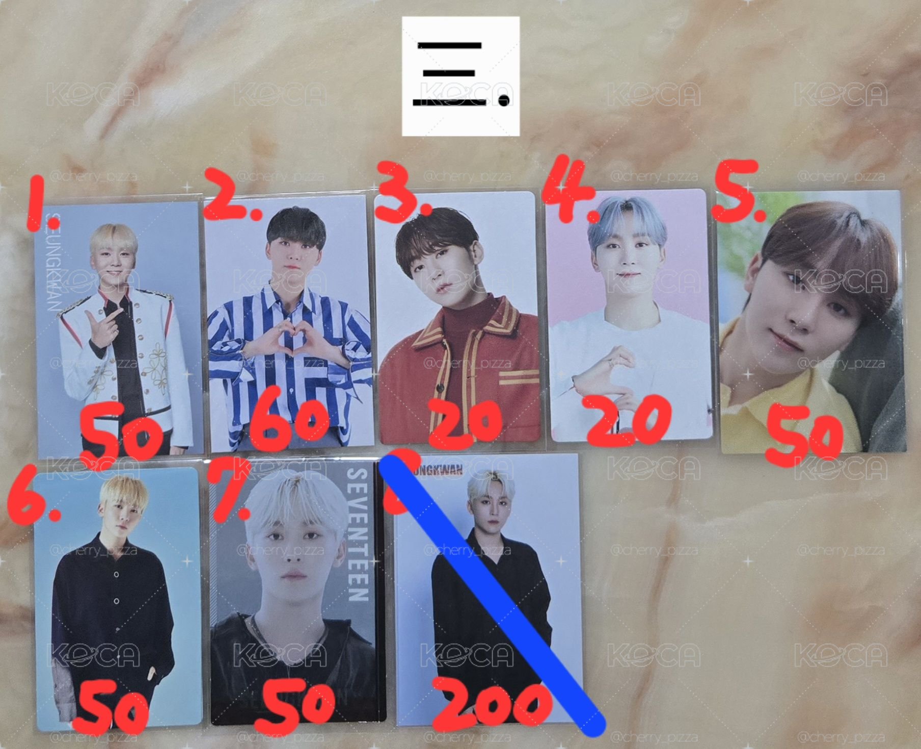 寛 seungkwan 小卡區三