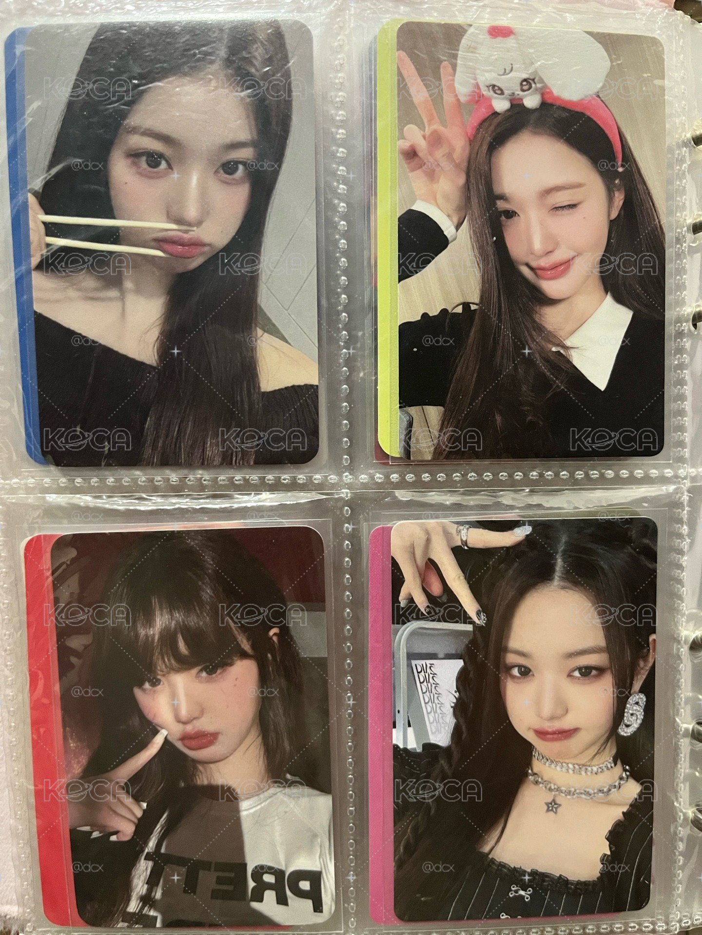IVE 張員瑛 Wonyoung 四宮格小盤一起合售出清不拆
