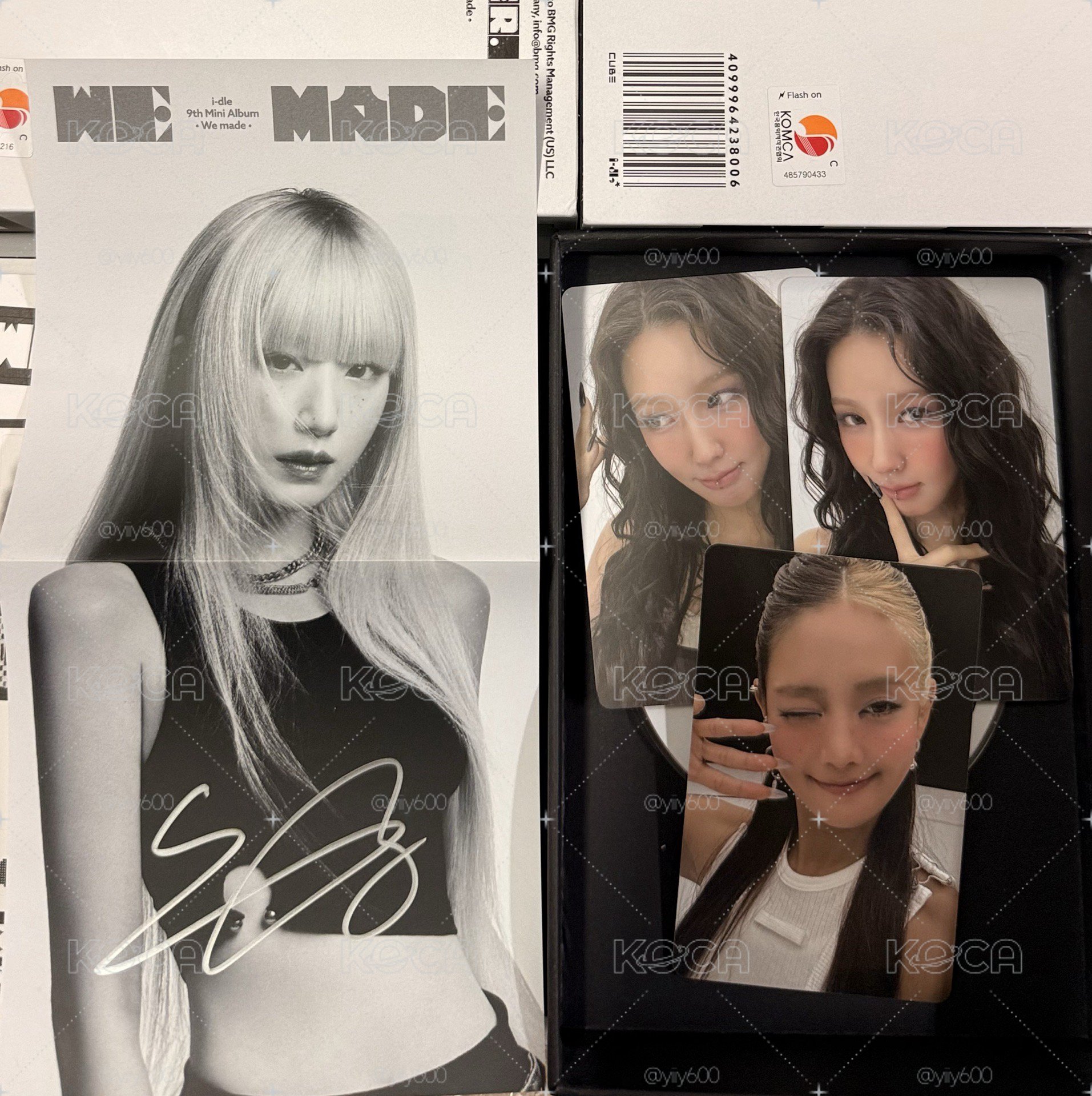 i-dle 迷9we made 美版舒華親簽專 