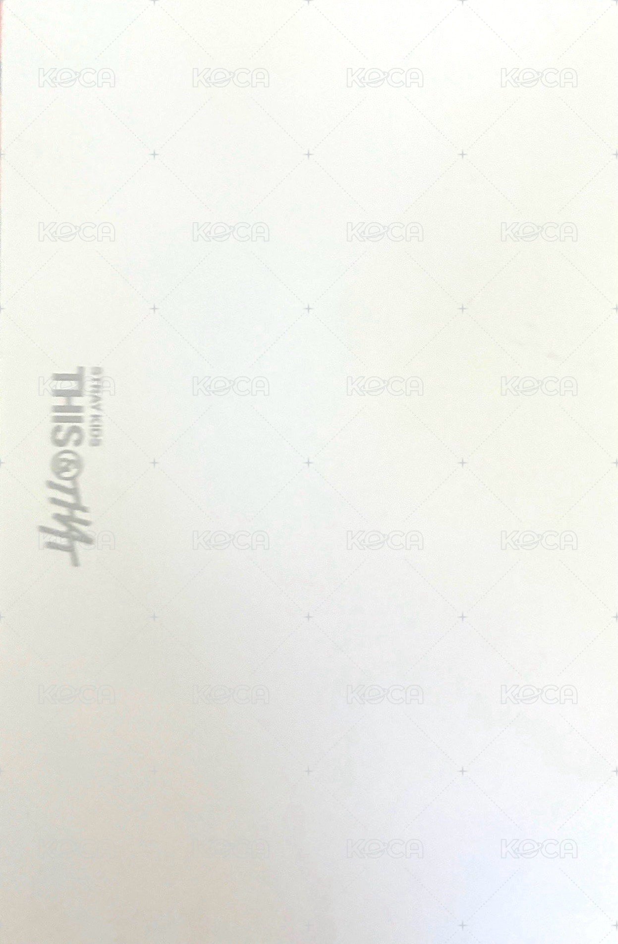 THIS & THAT target walmart 簽名卡 明信片 背面