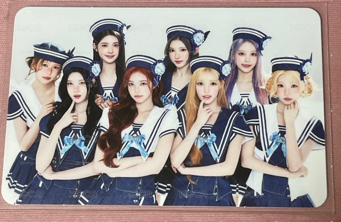 hearts2hearts 迷二 專輯卡 Sticker ver. QR卡 團卡 未掃